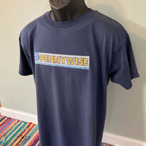 1999 Pennywise Punk Shirt Vintage 90s Band Tee Ska Skate Punk Hardcore Large - Picture 2 of 9